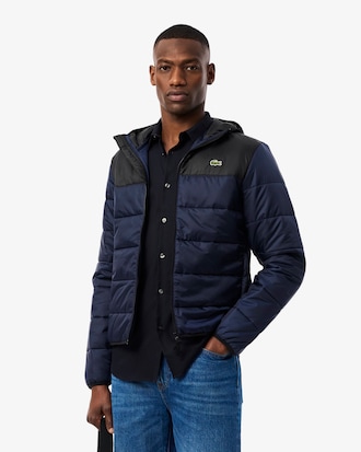 Water-Repellent Quilted Puffed Jacket