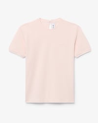 Fluid Scallop Trim Piqu&eacute; T-shirt