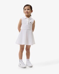 Sleeveless Stretch Piqu&eacute; Dress
