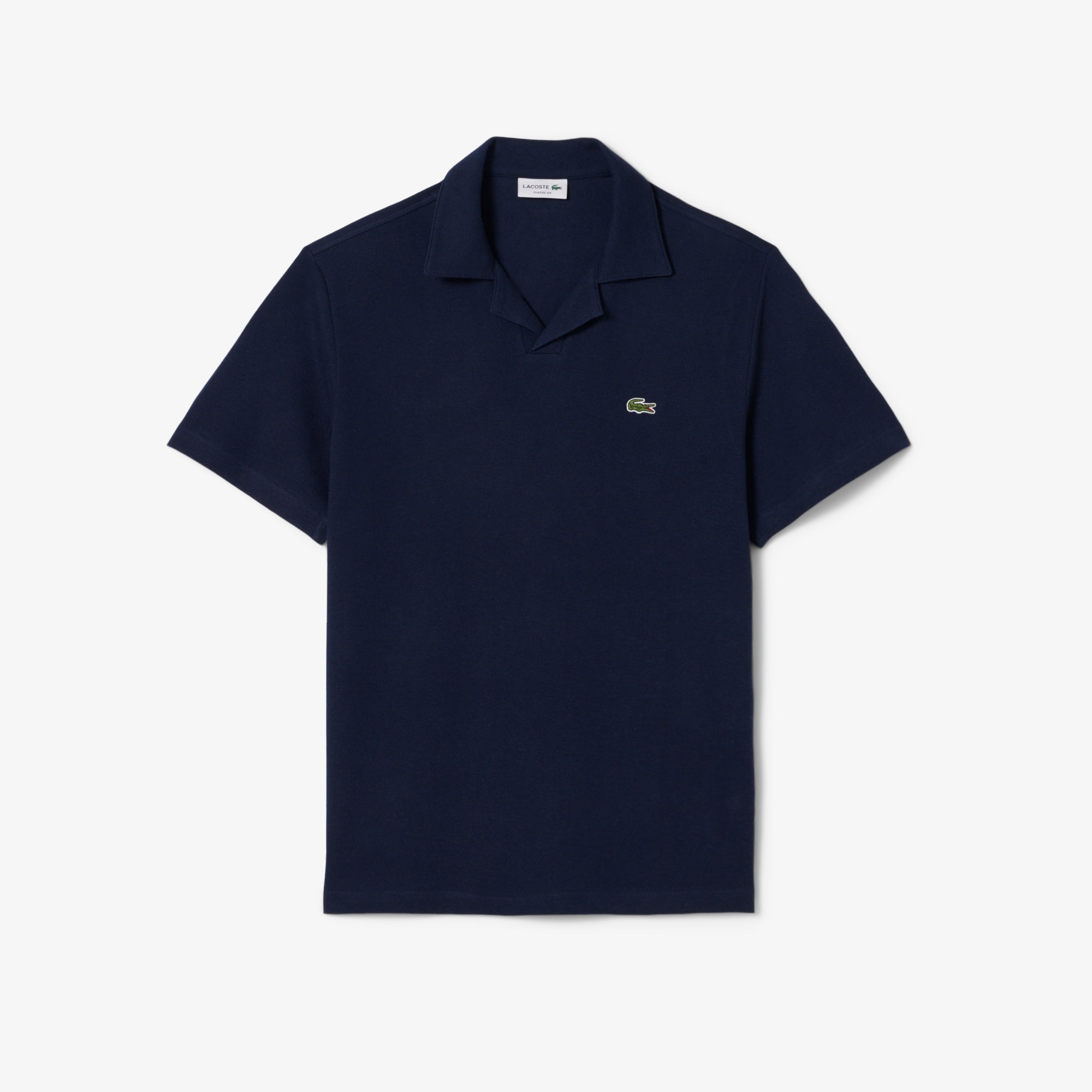 Classic Fit Cotton-Linen Polo Shirt - Men's Short Sleeves Polo
