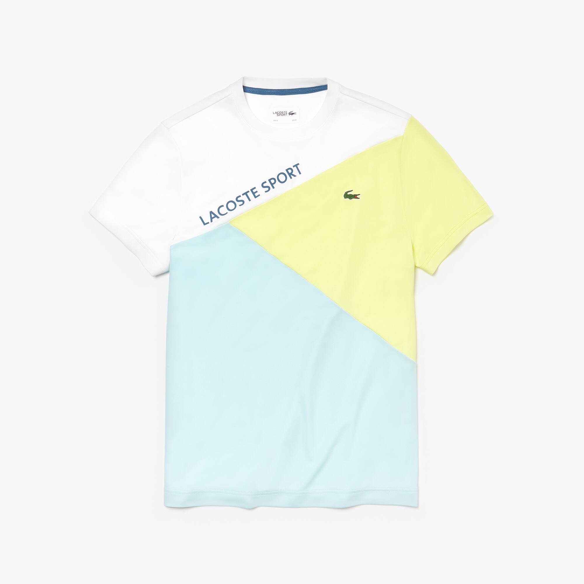 t shirt lacoste bleu ciel