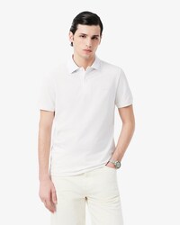 Slim Fit Jacquard Branded Piqu&eacute; Commuter Polo Shirt