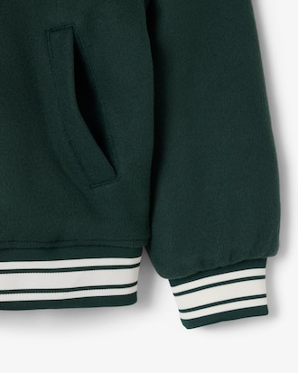 Crocodile Badge Bomber Jacket