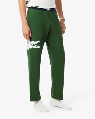 Printed Fleece Loungewear Pants