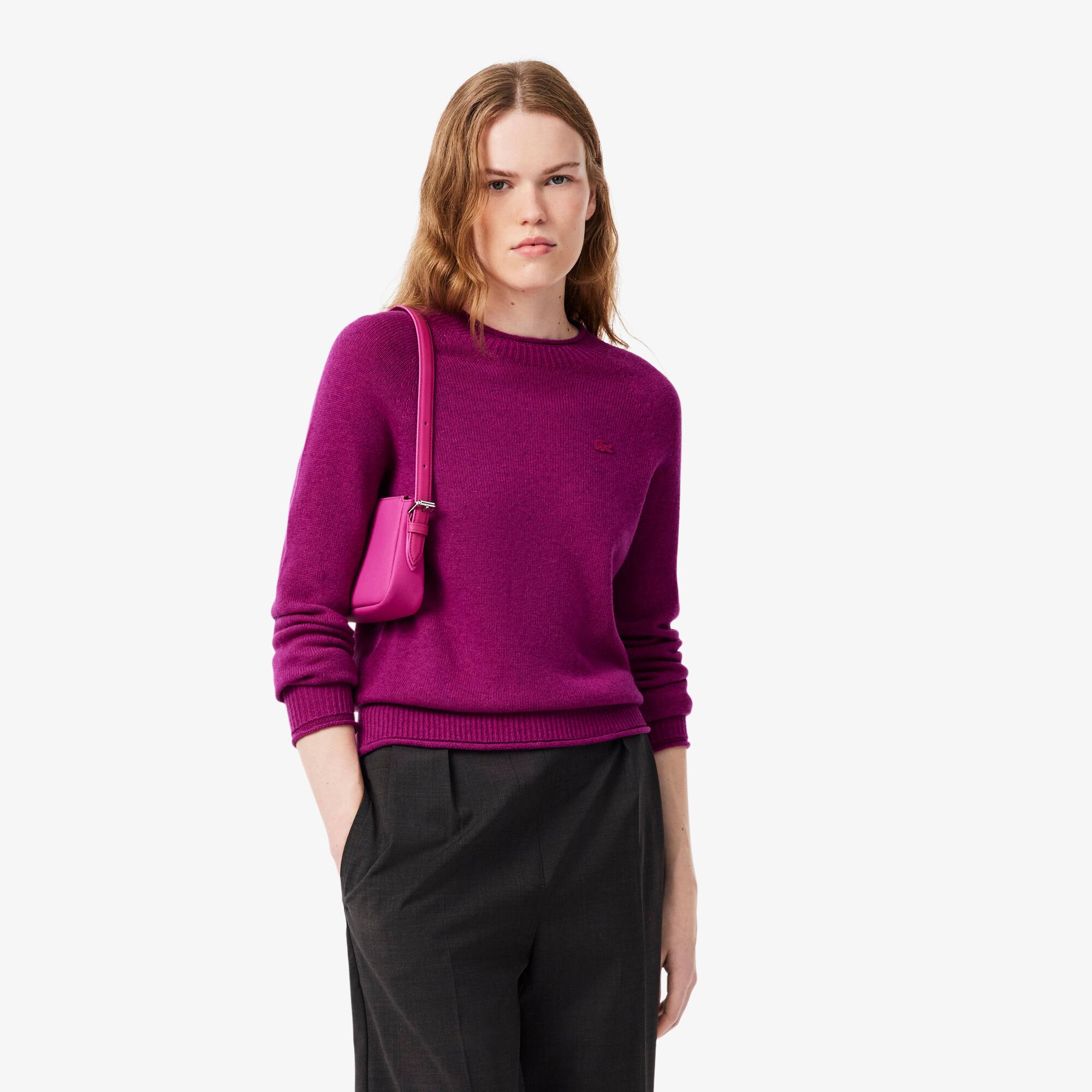 3D Knit Wool Sweater - Women's Knitwear - New In 2026 | Lacoste