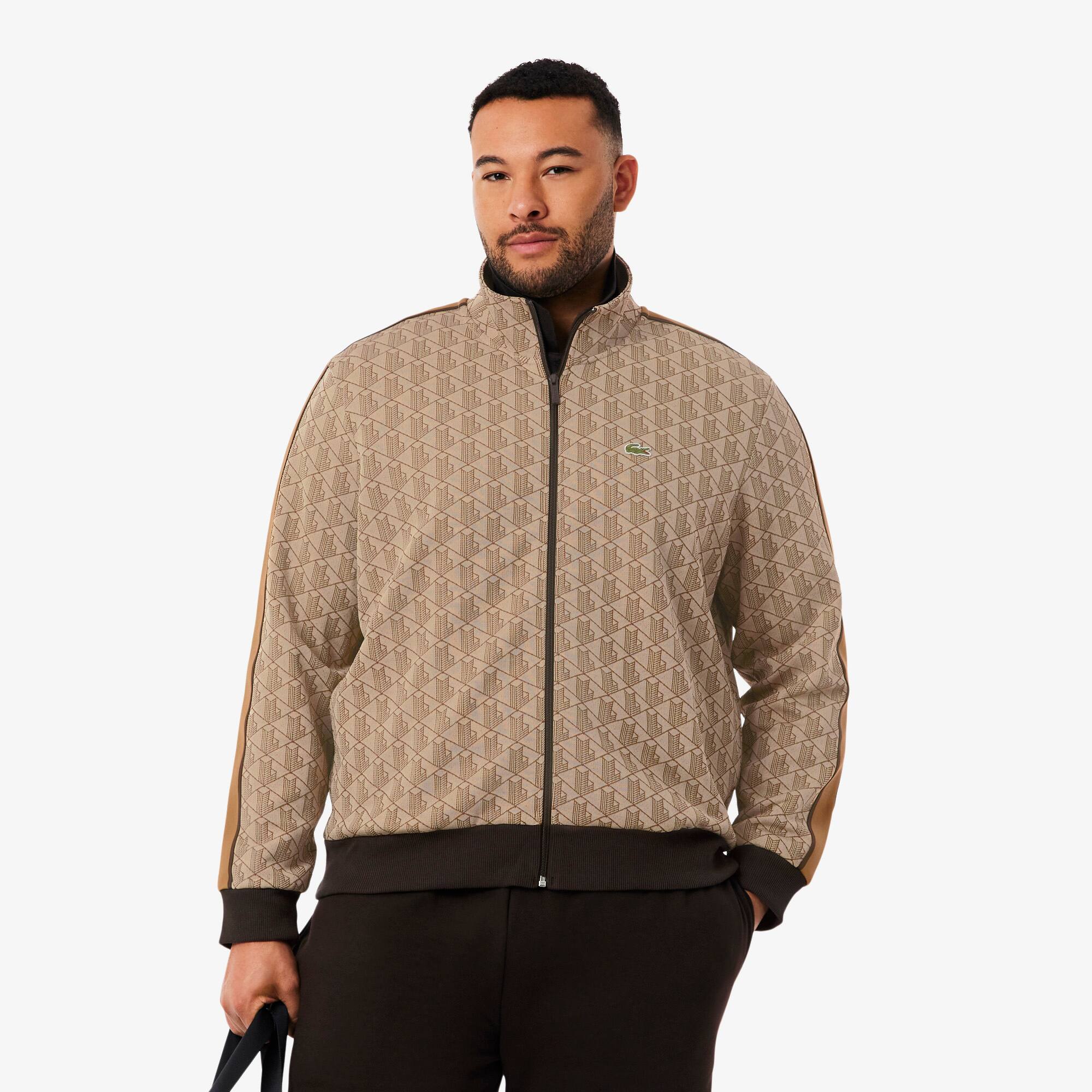 Paris⭐️ Paris Zip-Up Jacquard Track Jacket - Men's Sweatshirts - New In