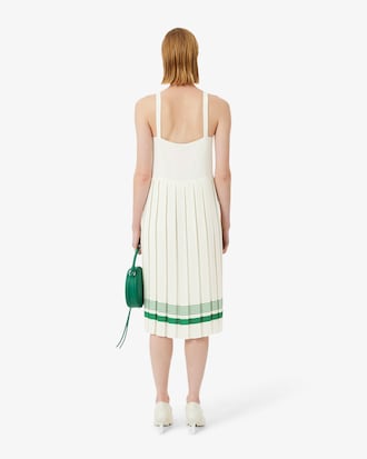 Runway Asymmetric Pleated Dress