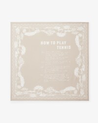 Runway Printed Silk Square