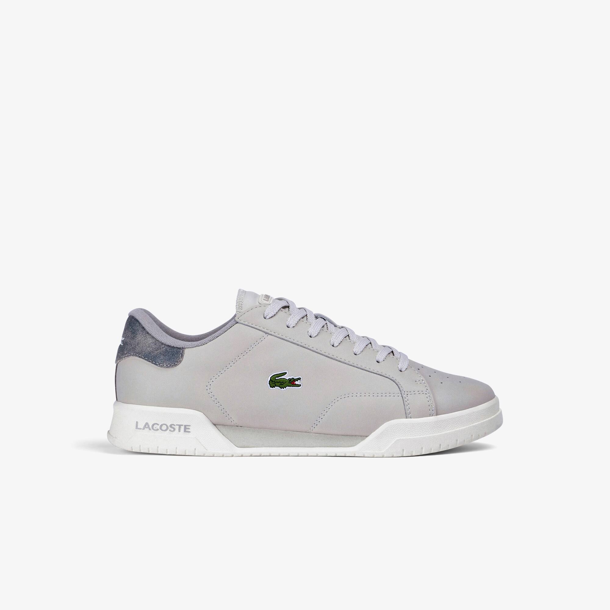 Lacoste Twin Serve Leather Trainers 