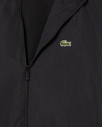 Water-Repellent Hooded Track Jacket