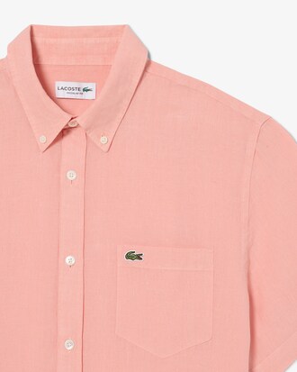 Short Sleeved Linen Shirt