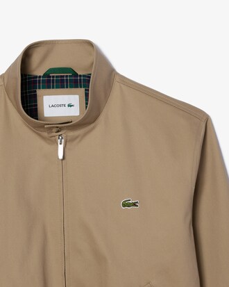 Water-Repellent Twill Harrington Jacket