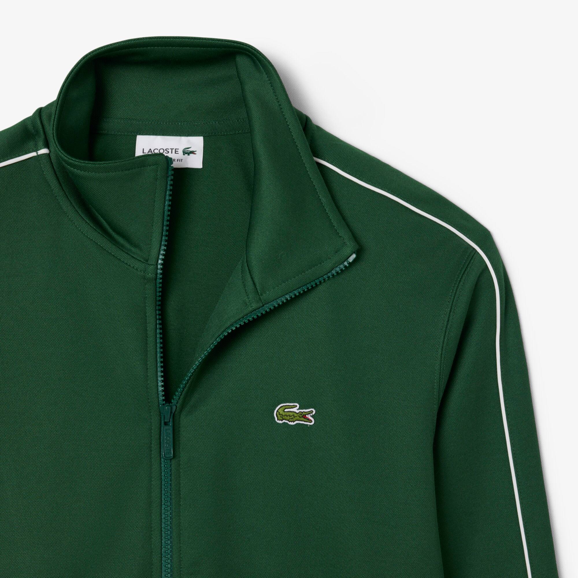 パリス　　ジャケット Men's Paris Piqué Zip-Up Track Jacket - Sweaters