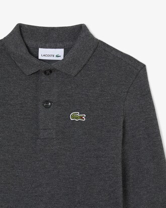 Long Sleeve Petit Piqué Polo Shirt