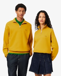 Heavy Fleece Zipper Neck Sweatshirt