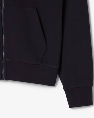 Zipped Piqu&eacute; Hoodie