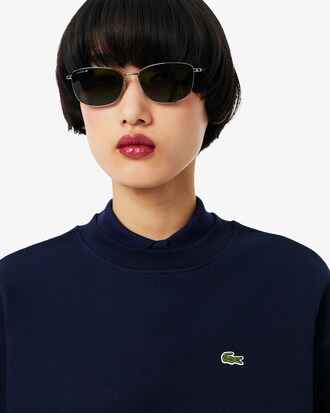 Relaxed Fit Fleece Crew Neck Sweatshirt