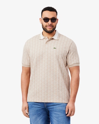 Classic Fit Monogram Jacquard Polo Shirt