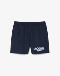 Mid Length Printed Swim Trunks