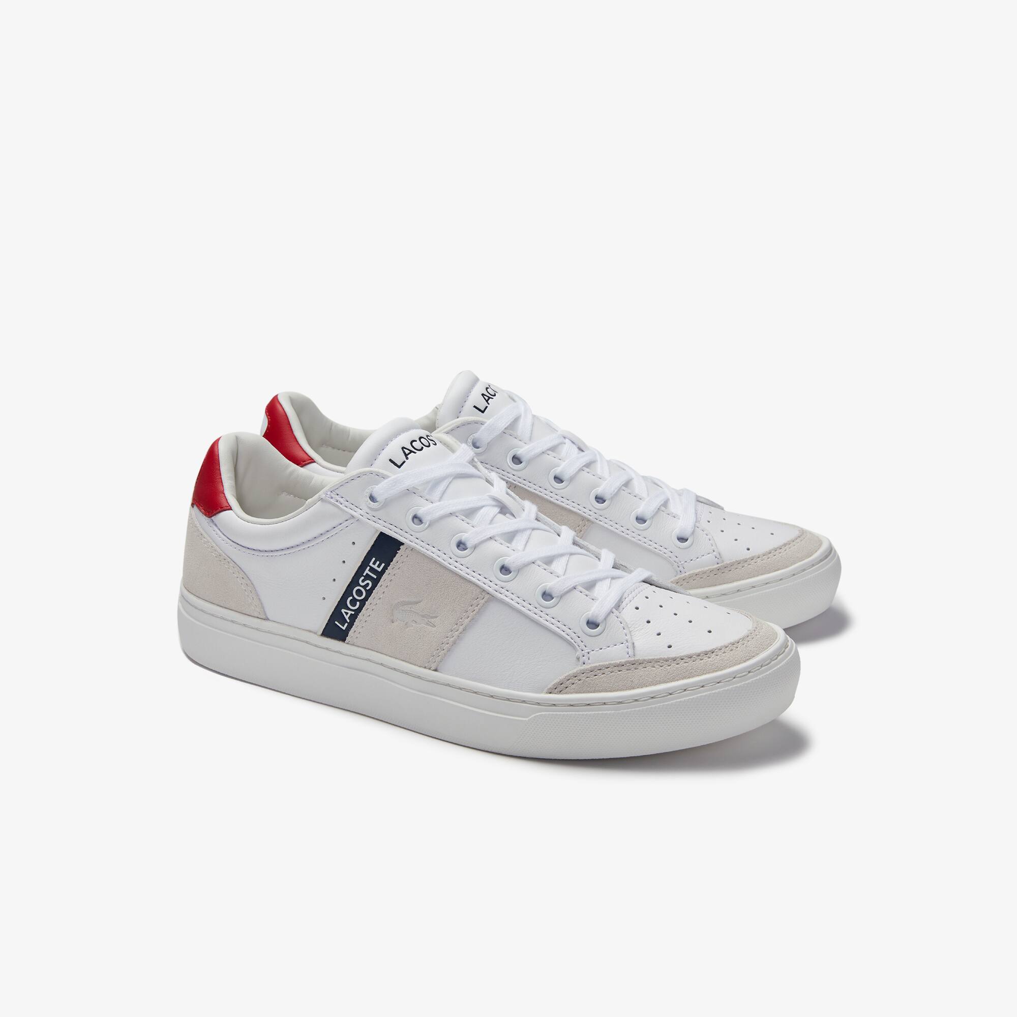lacoste courtline trainers