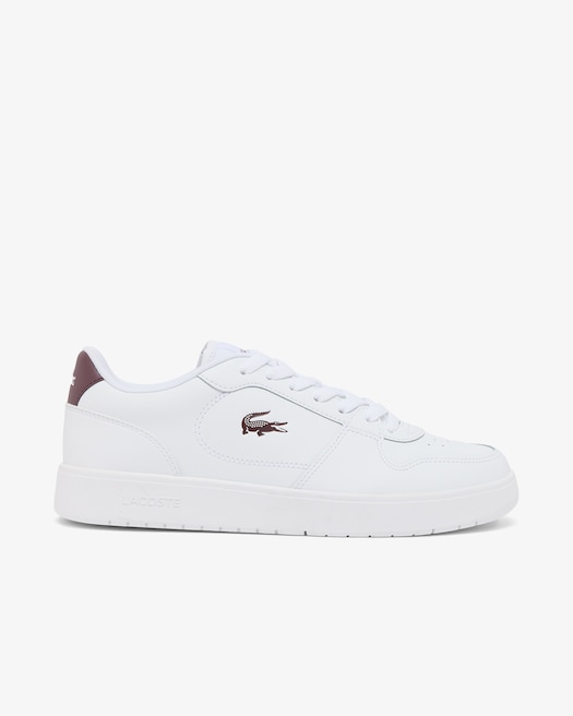 White & Burgundy