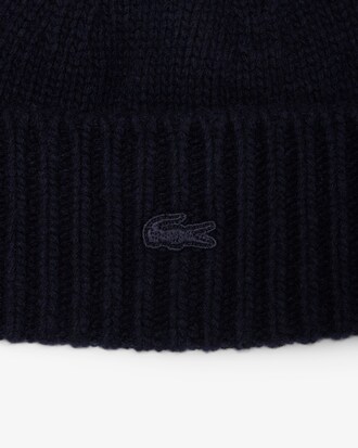 3D Rib Knit Wool Beanie