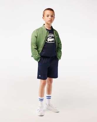 Stretch Cotton Gabardine Shorts