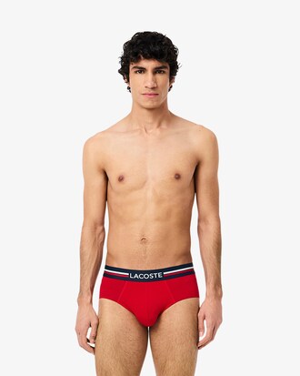 3-Pack Logo Waist Monochrome Cotton Briefs