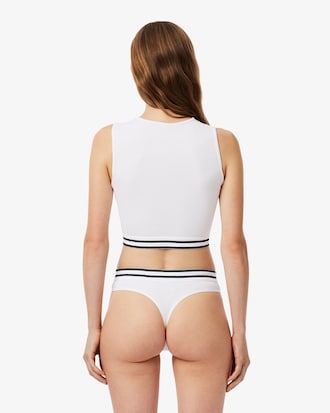 Ribbed Sretch Cotton Bralette