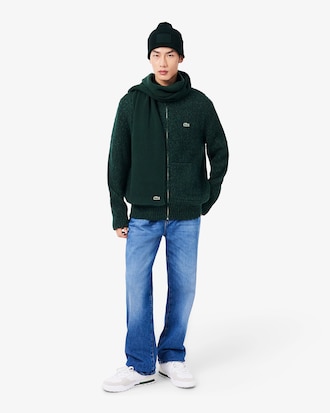Wool Blend Badge Beanie