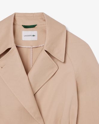 Oversized Water-Repellent Trench Coat