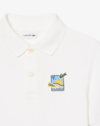 Unisex Lacoste x Club Med Piqu&eacute; Badge Polo Shirt