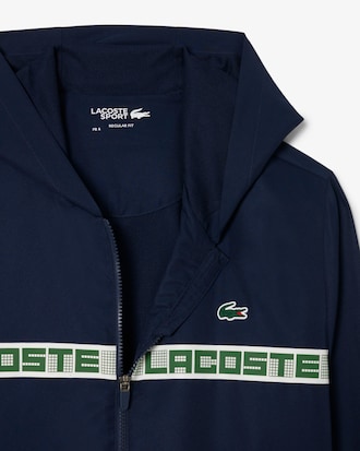 Logo Stripe Tennis Tracksuit