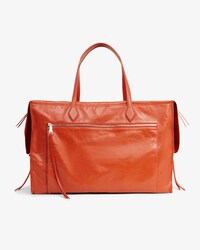 Runway Leather Weekender Gym Bag