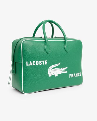 Runway Large Printed Leather Gym Bag