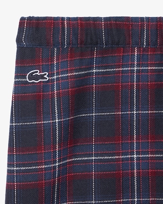 Cotton Plaid Pajama Set
