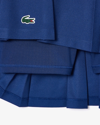 Piqué Tennis Skirt with Liner