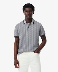 Classic Fit Monogram Jacquard Polo Shirt