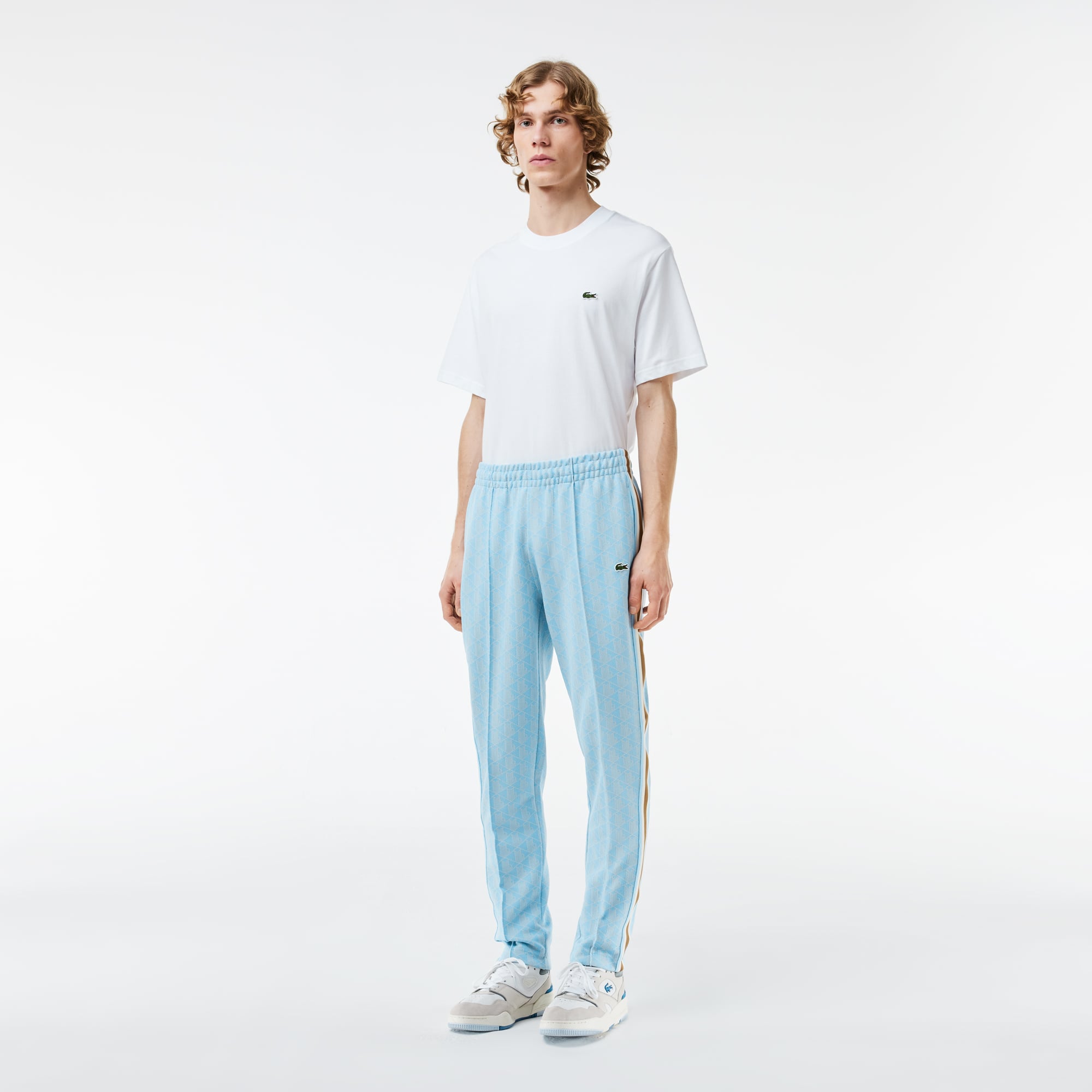 Jacquard Monogrammed Paris Tracksuit Bottoms Men s Trackpants