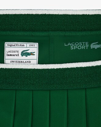 Lacoste x Lamarel Heritage Stretch Tennis Skirt with Ultra Dry Technology