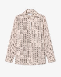 Regular Fit Printed Popover Shirt