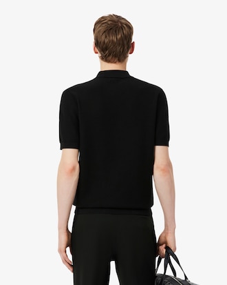 Classic Fit Knitted Polo Shirt