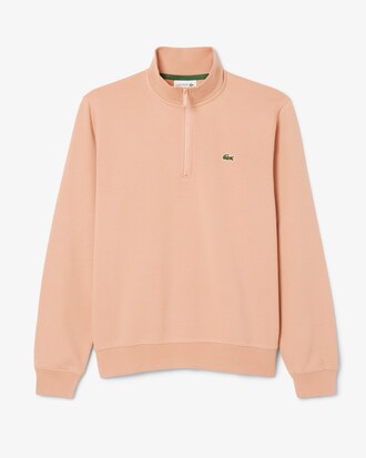 High Neck Zipped Fleece Sweatshirt
