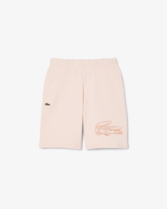 Print Fleece Shorts