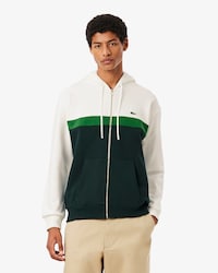 Zipped Colour-block Hoodie