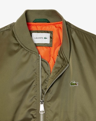 Water-Repellent Padded Bomber Jacket