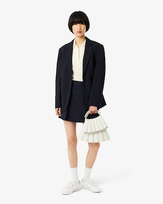 Short Fluid Pleated Skirt