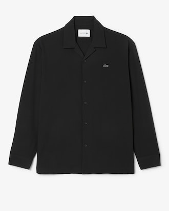 Lightweight Relaxed Fit Perforated Shirt