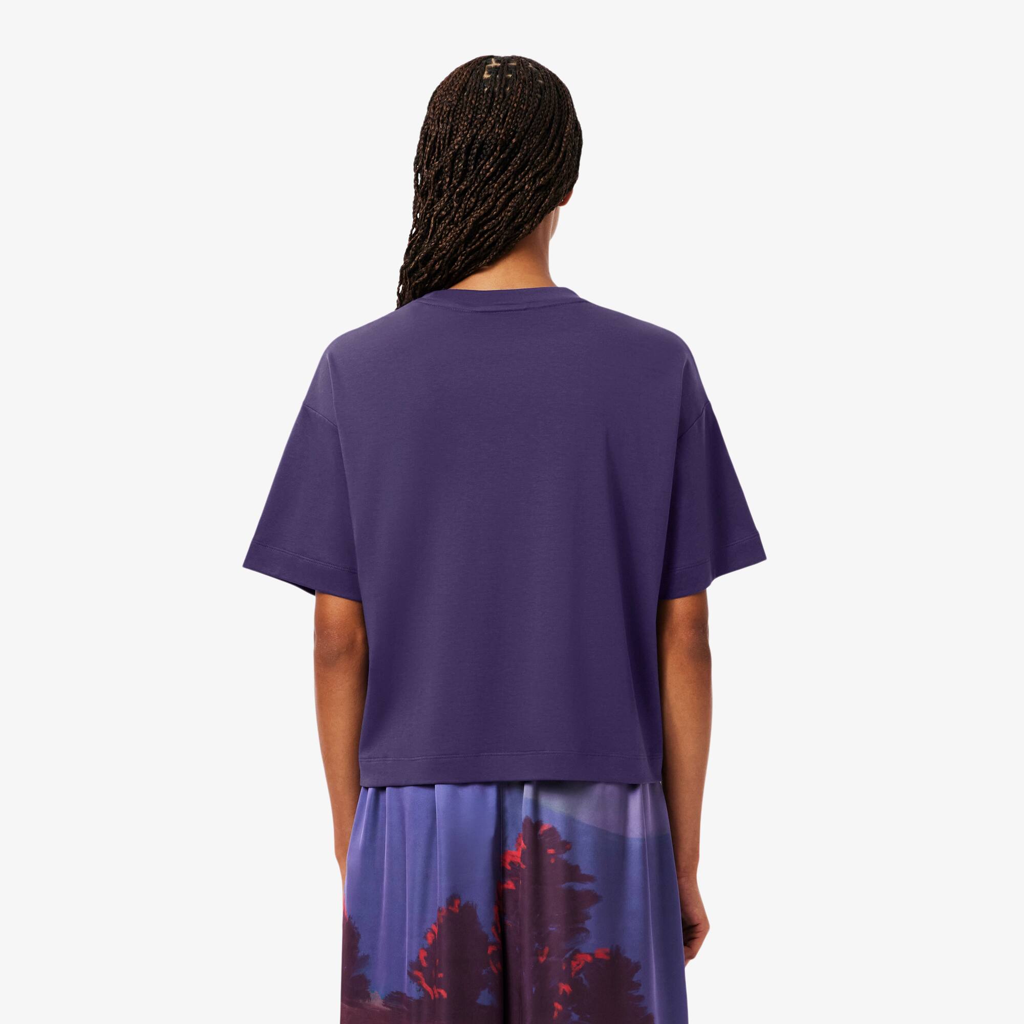 Relaxed Fit Landscape Crocodile T-shirt - Women's T-Shirts - New