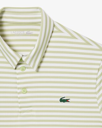 Regular Fit Ultra Dry Striped Golf Polo Shirt